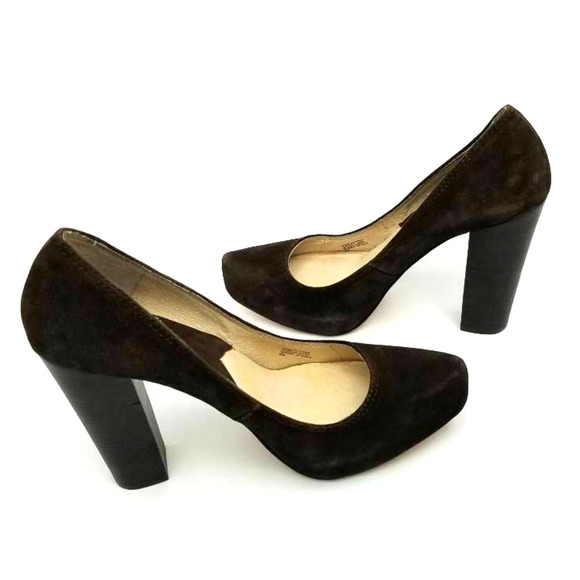 michael kors block heels